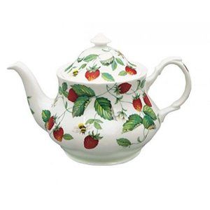 Roy Kirkham Teapot-Alpine Strawberry- BNI
